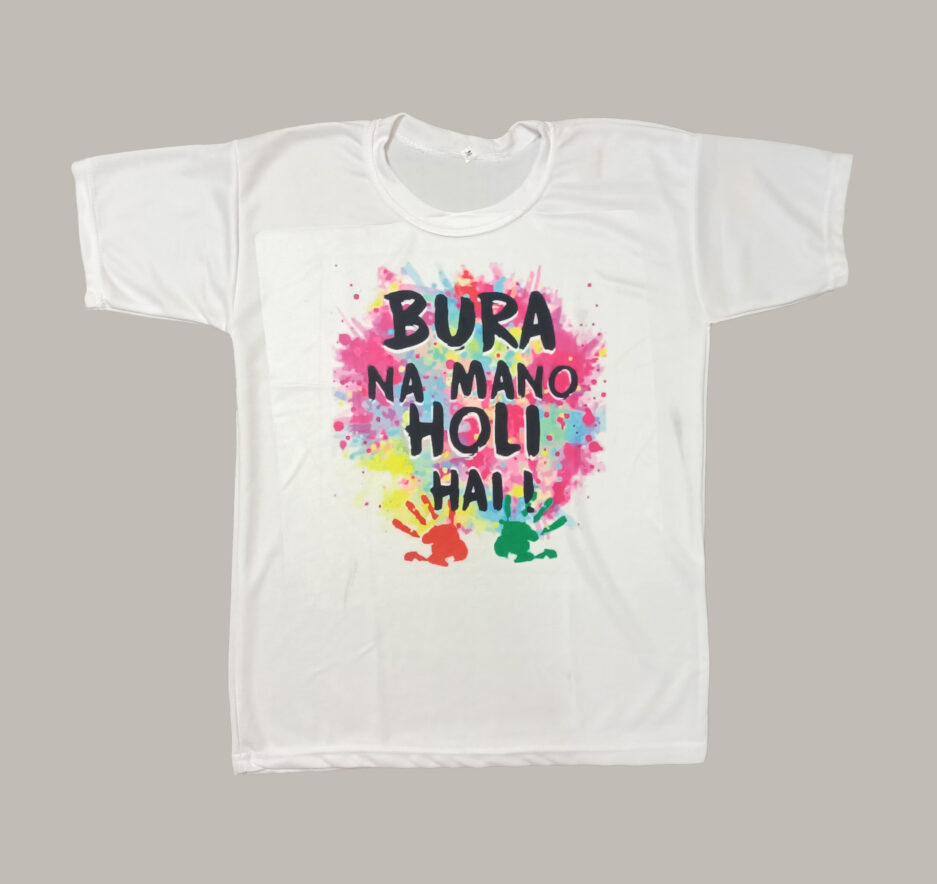 Bura na Mano - Holi T-shirt - Pretty Lady