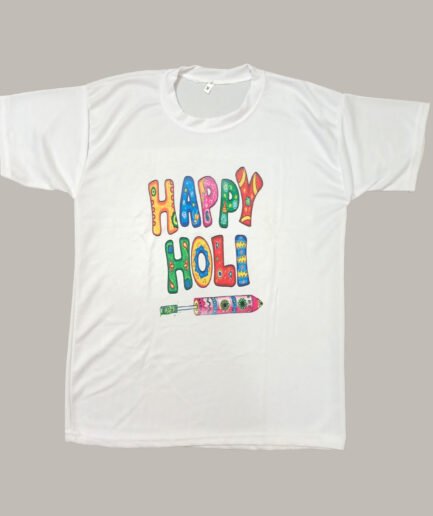 Happy Holi - Holi T-shirt - Pretty lady
