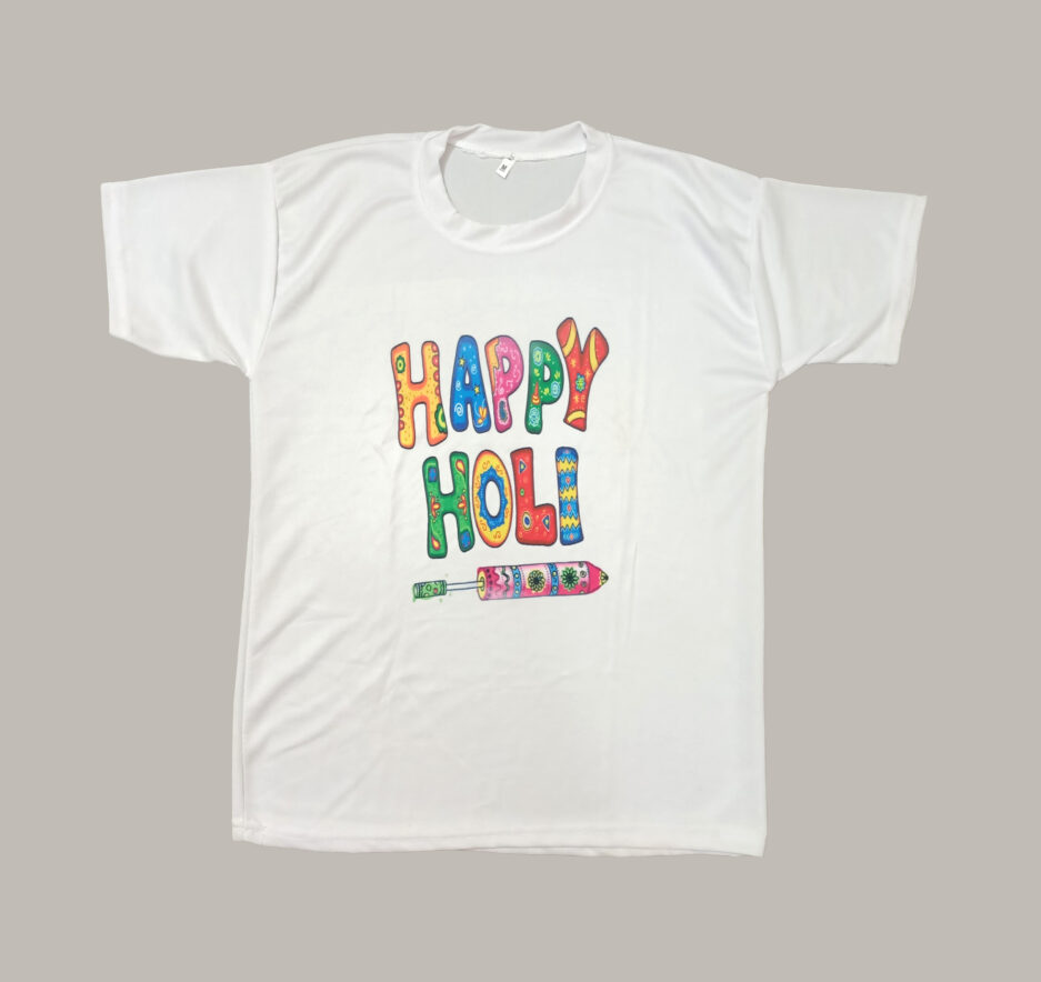 Happy Holi - Holi T-shirt - Pretty lady