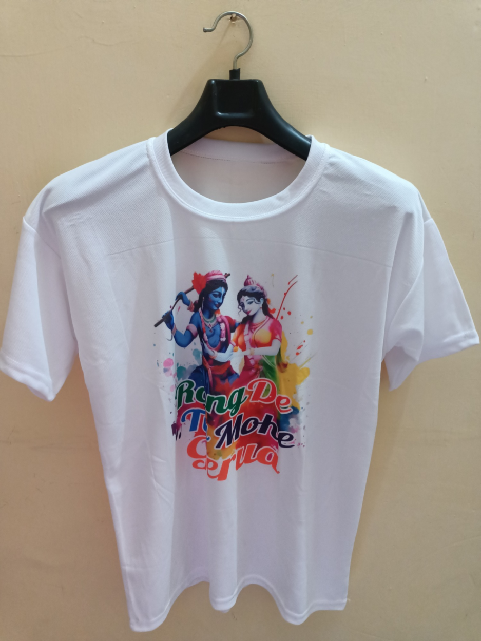 Krishna Holi T-shirt - Pretty Lady
