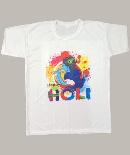 Krishna Happy Holi - Holi T-shirt - Pretty Lady