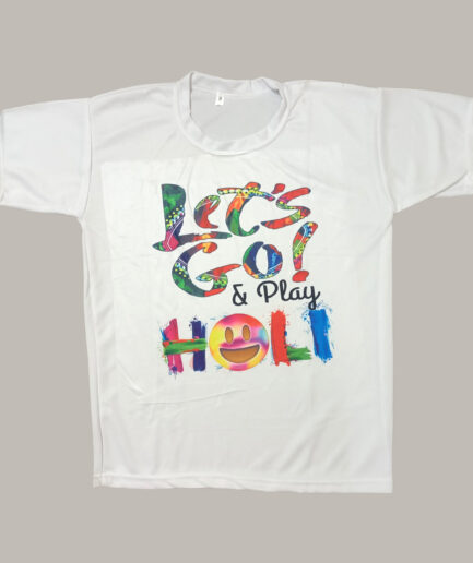 Let's Go Play Holi - Holi T-shirt - Pretty Lady