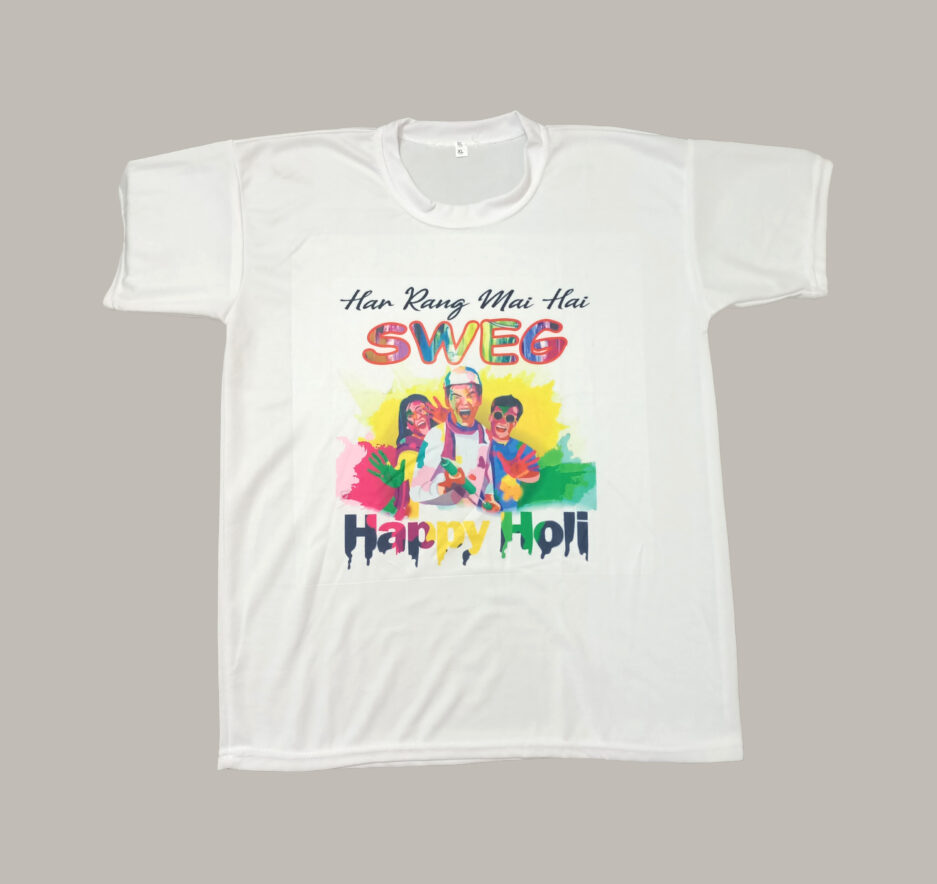 Holi t-shirt - Rang mein Swag - Pretty Lady